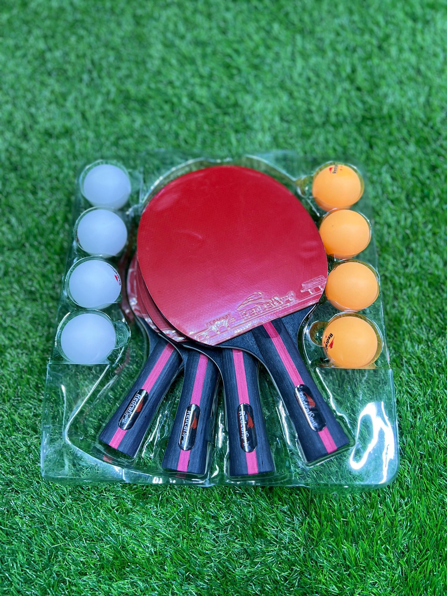 International Sports™ Table tennis set pack of 4 rackets