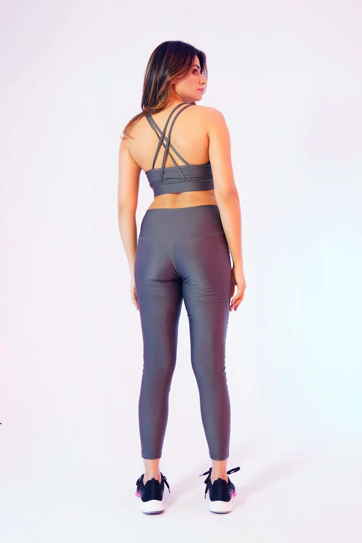 International Sports™ Performance Tights with Pocket &  Padded Sports Bra